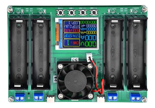 Cargador/descargador De 4 Canales 18650 Automático.
