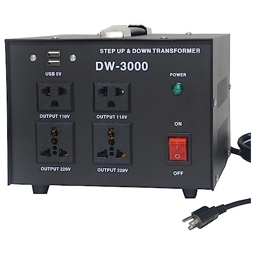 Transformador Elevador Y Reductor De 3000w, 220v 110v, ...