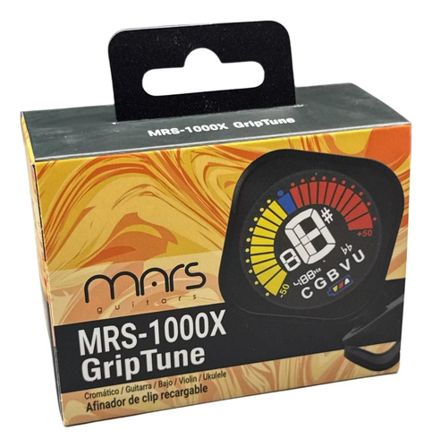 Afinador Mars Mrs-1000x Clip Múltiples Instrumentos Color Negro