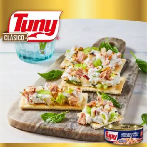 Atún En Agua Tuny Clásico 16 Pzas De 140 G C/u