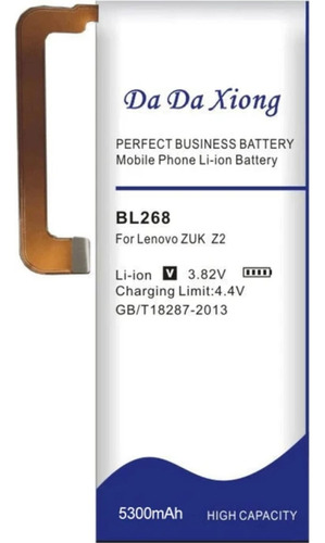 Batería Bl268 De 5300mah Para Teléfono Lenovo Zuk Z2 