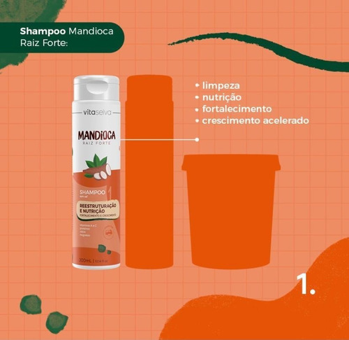 Imagem 2 de 10 de Kit Lançamento Raiz Forte Mandioca Vita Seiva