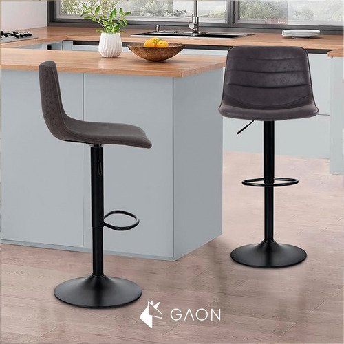 Banco Para Bar Y Barra De Cocina Giratoria Con Reposapies
