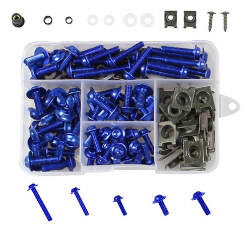 Kit De Pernos De De Motocicleta, 177 Piezas M5 M6 Tornillos