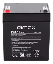 Comprar Batería Recargable 12v 4ah Dimax