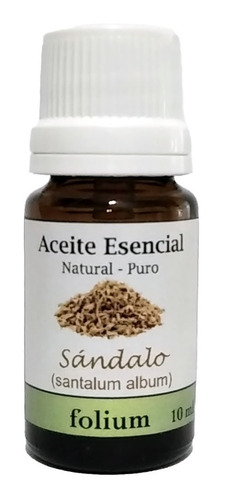 Aceite Esencial De Sándalo Natural Puro  10 Ml Folium 