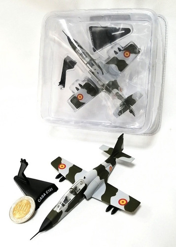Miniatura Diecast 1/100, Avión De Instrucción Casa C101