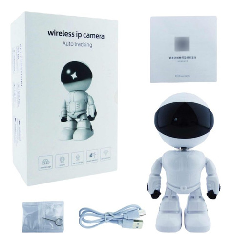 Camara De Seguridad Wifi Robot Monitor De Bebe 360° Yosee