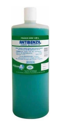 Jabón Quirúrgico Antibenzil Verde 1 Lt 