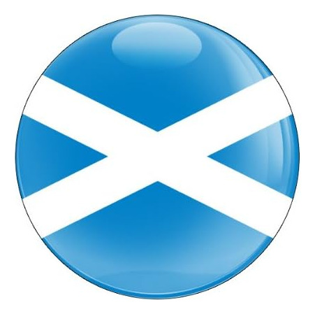 Gobadges Cd0210 Flag Scotland - Insignia Magnética Para Parr