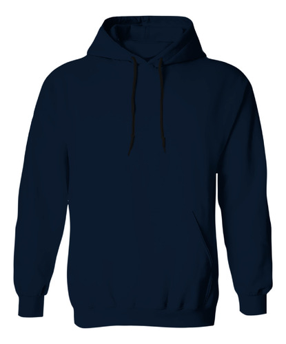 Sudadera Negra Con Gorro Capucha Y Bolsa Cangurera