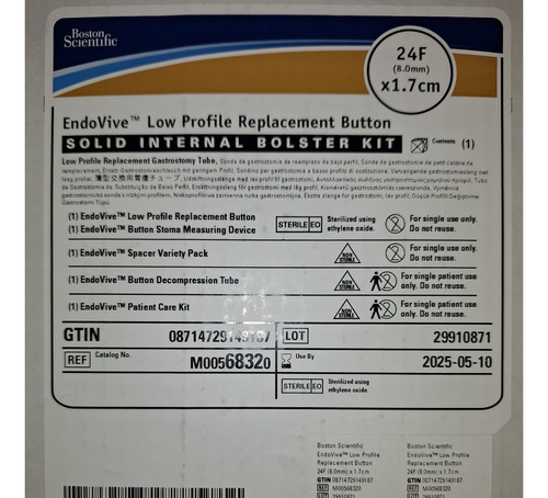 Boton Gastrico Boston Scientific 24f (8.0mm)×1.7cm.