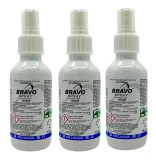 Bravo Spray Antipulgas 100 Ml Perros *pack 3 Piezas*