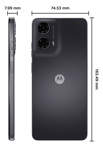 Smartphone Motorola Moto G24 - 128gb 8gb (4gb Ram+4gb Ram Boost) Ai Camera 50mp Night Vision - Grafite Grafite