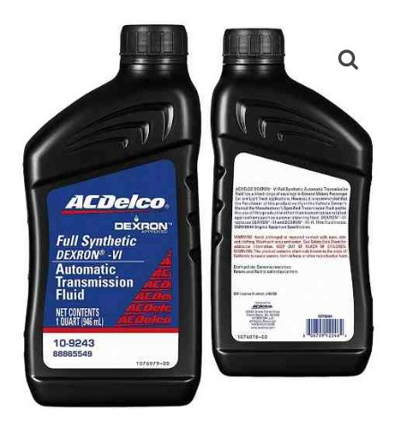 Aceite Dexron 6 ( Vi ) , Para Cajas Automáticas Acdelco