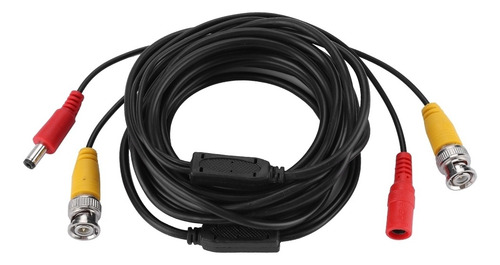 Cable De Extensión Bnc + 2.1 Mm Dc Cctv Video Coax Para