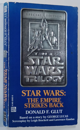 Star Wars Empire Strikes Back Donald Glut 1980 Del Rey Libro (Usado)