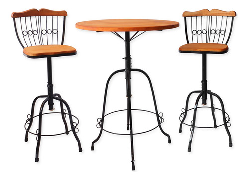 3 Mesas Bistrô 70 Cm E 6 Banquetas Frete Incluso