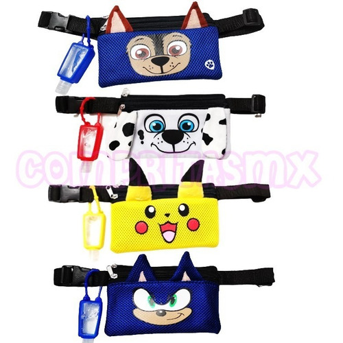 Imagen 2 de 2 de Cangurera Paw Patrol Cheis Marshall Pikachu Sonic Gel Antiba
