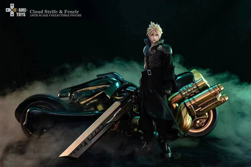 Cloud And Fenrir Game Toys No Hot Toys Final Fantasy Vii