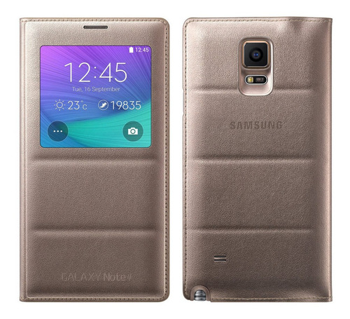Samsung S-view Flip Cover Case Para Galaxy Note 4