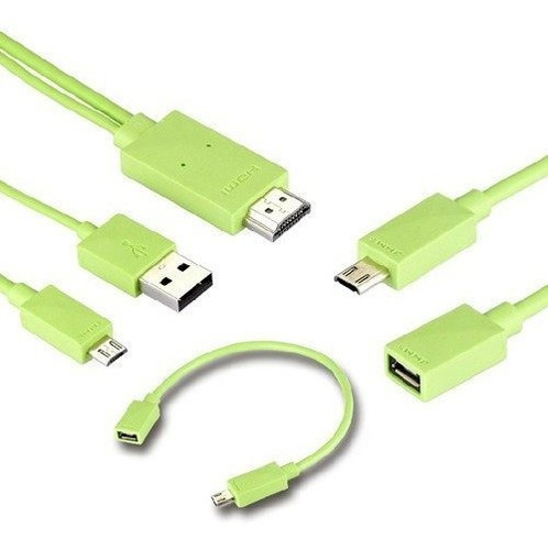 Pcatec Colorido Micro Usb 5pin - 11pin Mhl A Hdmi 1080p Adap