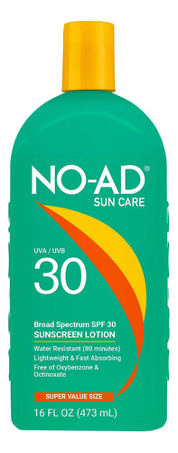 No-ad Locion De Proteccion Solar Spf 30 | Proteccion Uva/uvb