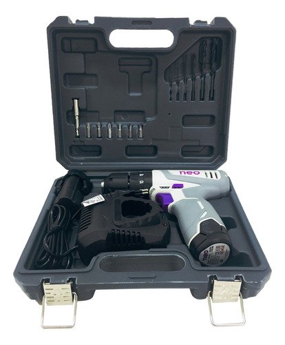 Imagen 2 de 5 de Taladro Percutor Recargable Con 2 Baterias Tp1010/12k2