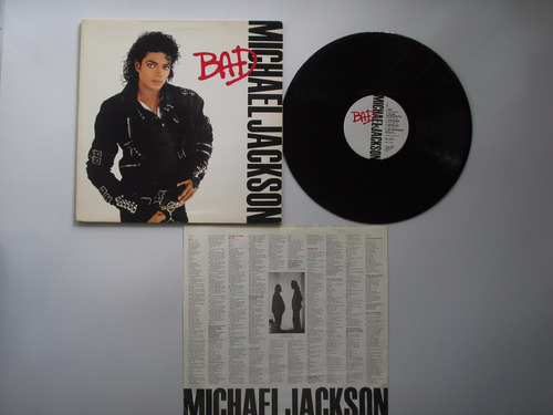 Lp Vinilo Michael Jackson Bad Printed Usa 1987
