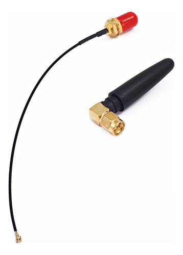 Pack Antena Gsm Sma Y Cable Sma Ufl 15cm Iot Arduino [ Max ]