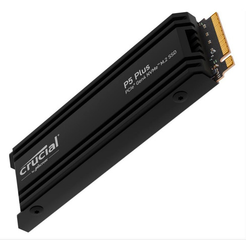 Lectura de SSD Crucial P5 Plus Nvme Pcie Gen4 X4 de 2 TB: 6000 MB/s, color negro