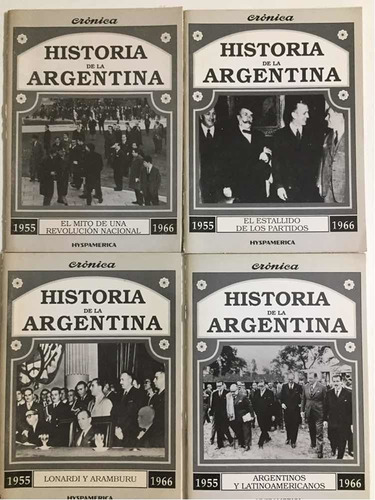 Fascículos Historia Argentina Crónica Hyspamerica 1955/1966