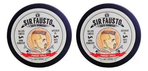 Sir Fausto Pomada Opaca Mate Cabello Barberia 200 Ml Local