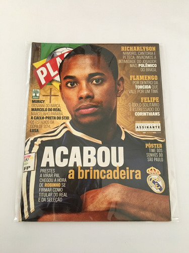 Revista Placar Nº 1313 Dezembro 2007 Robinho Flamengo Felipe (Usado)
