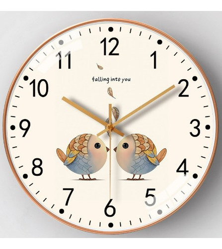 Reloj De Pared De Cuarzo De Estilo Simple De 8 Pulgadas Que