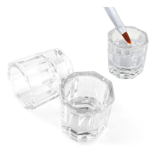 Vasos De Cristal Pack De 3, Henna, Tinte De Pestañas Cejas