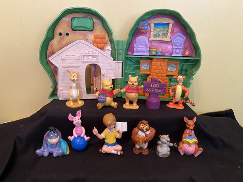 Winnie Pooh Set Casa Arbol Vintage Tigger Igor Armado (Usado)