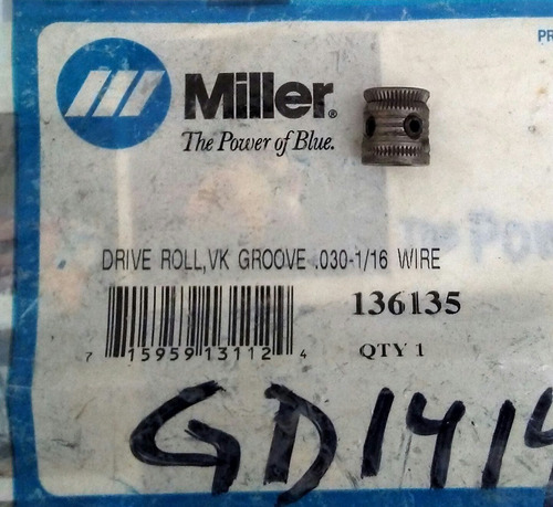 Repuestos Miller® Rodillo Spool Gun - Spool Matic136135