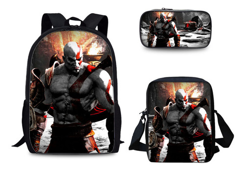 Conjunto De Mochilas Escolares De God Of War