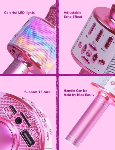 Juguetes Amazmic Para Niñas, Karaoke Karaoke Micrófono Micró