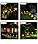 Faroles Solares Colgantes Impermeables 6 Luces Led Parpadean