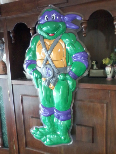 Tortugas Ninja Donatello Cartel Plastico Huecograbado Mirage