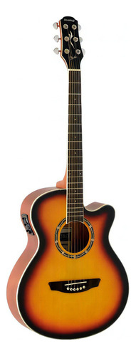 Violão Strinberg Berlin Be-30c Sbs Elétrico Fosco Cor Amarelo Orientação Da Mão Destro