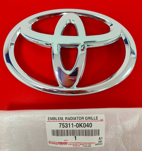  Emblema Parrilla Delantera Toyota Fortuner 12-18 Original