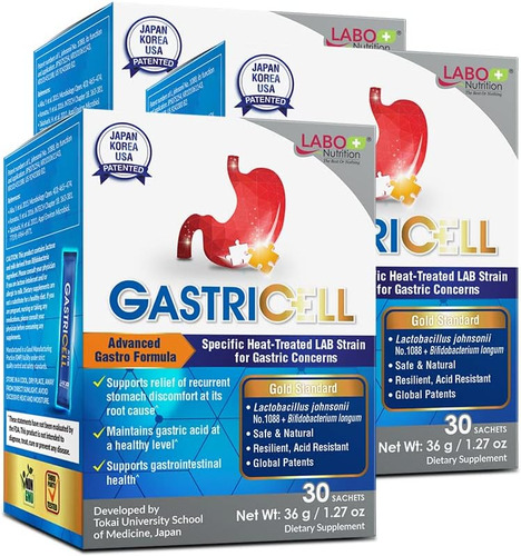 Gastricell - Elimina H. Pylori, Alivia El Reflujo Ácido Y La