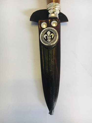 Imagen 5 de 5 de Cuchillo Artesanal Seigen 11,5 Cm/acero Inox 440 Y Alpaca