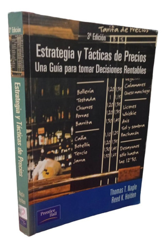 Estrategia Y Tácticas De Precios Thomas Nagle 3 Edición (Reacondicionado)