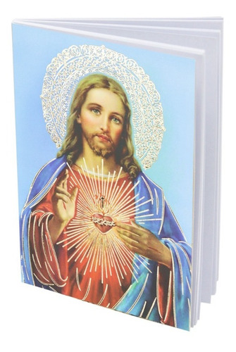 Librito Oraciones Recuerdo - Sagrado Corazón Jesús 50pz