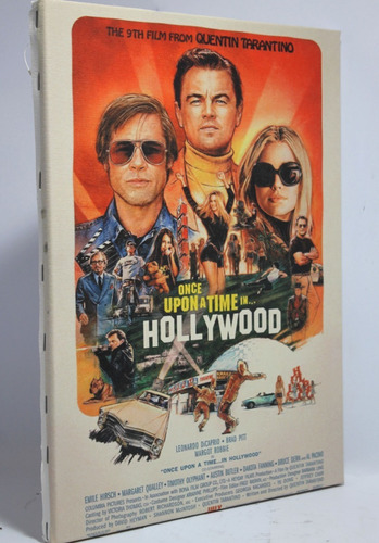 Quadro Era Uma Vez Em Hollywood Em Tela De Pintura 30x40