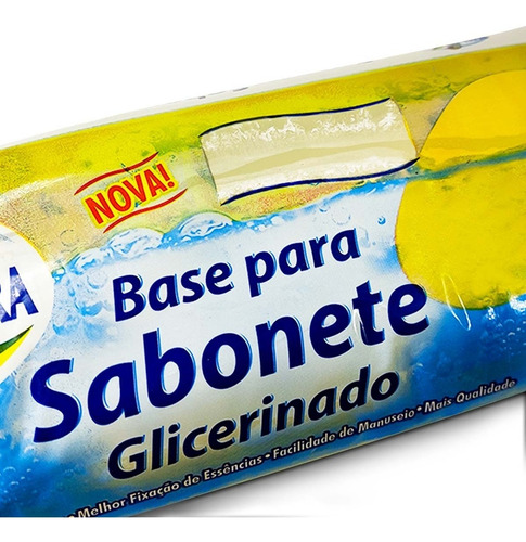 Imagem 4 de 4 de Base Glicerina Branca Para Sabonete Nossa Terra Super Full